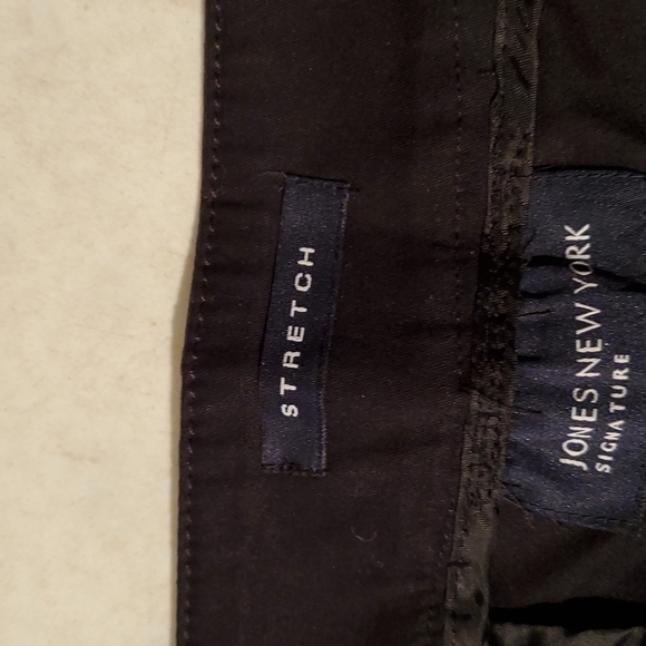 Jones New York Shorts Womens Stretch Size 16 NEW Black Long Bermuda - Picture 7 of 9